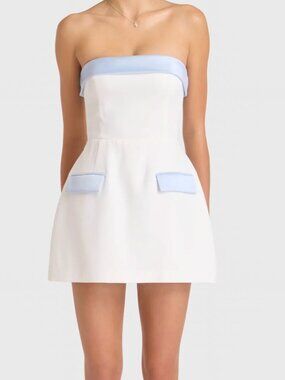 mezcal dress in ivory amanda uprichard Amanda Uprichard Mezcal Dress in Ivory